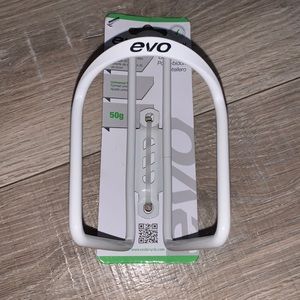 Evo white arch rival universal water bottle cage New